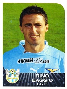 Sticker Dino Baggio - Calciatori 2002-2003 n. T43 - Panini