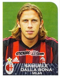 Sticker Samuele Dalla Bona - Calciatori 2002-2003 n. T48 - Panini