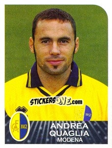 Cromo Andrea Quaglia - Calciatori 2002-2003 - Panini