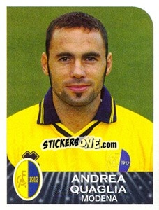 Figurina Andrea Quaglia - Calciatori 2002-2003 - Panini