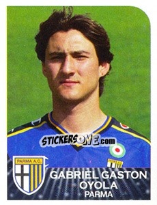 Sticker Gabriel Gaston Oyola - Calciatori 2002-2003 - Panini