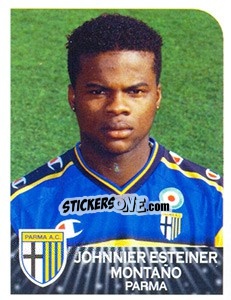 Figurina Johnnier Esteiner Montano - Calciatori 2002-2003 - Panini