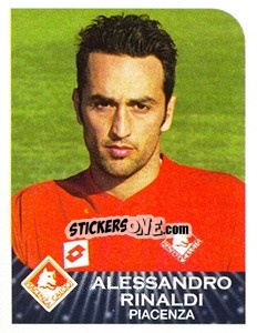 Figurina Alessandro Rinaldi - Calciatori 2002-2003 - Panini