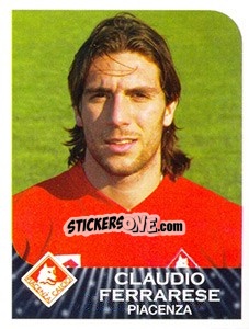 Cromo Claudio Ferrarese - Calciatori 2002-2003 - Panini