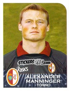 Sticker Alexander Manninger - Calciatori 2002-2003 n. T87 - Panini