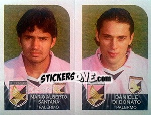 Sticker Mario Alberto Santana / Daniele Di Donato - Calciatori 2002-2003 - Panini