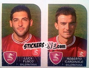 Cromo Luca Fusco / Roberto Cardinale - Calciatori 2002-2003 - Panini