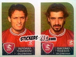 Sticker Alfonso Camorani / Giacomo Tedesco - Calciatori 2002-2003 n. 558 - Panini