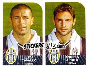 Sticker Luca Cavallo / Andrea Ardito - Calciatori 2002-2003 n. 576 - Panini