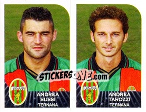 Sticker Andrea Sussi / Andrea Tarozzi - Calciatori 2002-2003 n. 581 - Panini