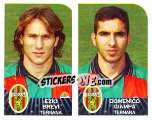 Sticker Ezio Brevi / Domenico Giampa - Calciatori 2002-2003 n. 583 - Panini
