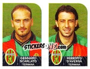 Sticker Gennaro Scarlato / Roberto D'Aversa - Calciatori 2002-2003 n. 584 - Panini