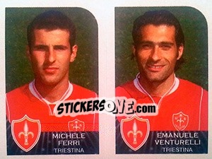 Sticker Michele Ferri / Emanuele Venturelli - Calciatori 2002-2003 n. 590 - Panini