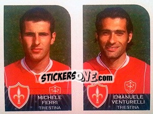 Figurina Michele Ferri / Emanuele Venturelli - Calciatori 2002-2003 - Panini