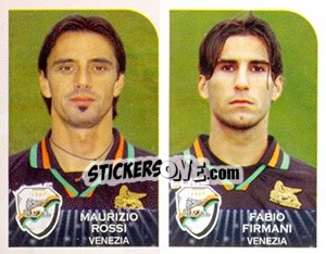 Cromo Maurizio Rossi / Fabio Firmani - Calciatori 2002-2003 - Panini