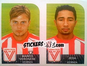 Sticker Marco Veronese / Jeda - Calciatori 2002-2003 n. 619 - Panini
