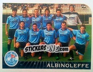 Figurina Squadra Albinoleffe - Calciatori 2002-2003 - Panini
