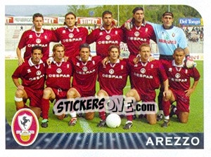 Figurina Squadra Arezzo - Calciatori 2002-2003 - Panini