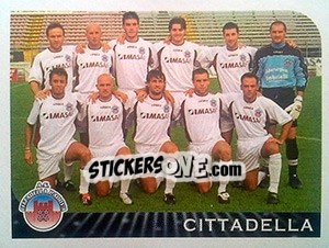 Sticker Squadra Cittadella - Calciatori 2002-2003 - Panini