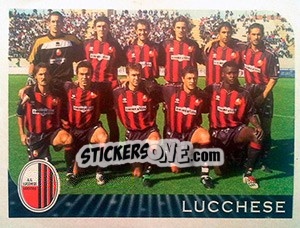 Figurina Squadra Lucchese - Calciatori 2002-2003 - Panini