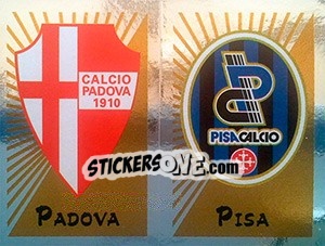 Sticker Scudetto Padova / Pisa