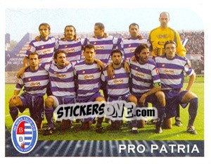 Cromo Squadra Pro Patria - Calciatori 2002-2003 - Panini