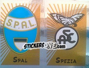 Sticker Scudetto SPAL / Spezia - Calciatori 2002-2003 - Panini