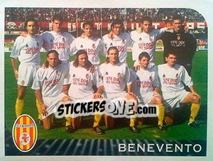 Sticker Squadra Benevento - Calciatori 2002-2003 - Panini
