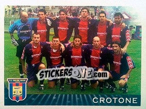 Figurina Squadra Crotone - Calciatori 2002-2003 - Panini
