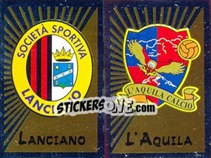 Cromo Scudetto Lanciano / L'Aquila