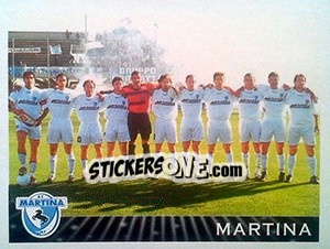 Figurina Squadra Martina - Calciatori 2002-2003 - Panini