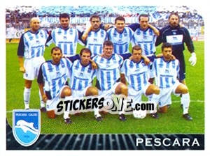 Figurina Squadra Pescara - Calciatori 2002-2003 - Panini