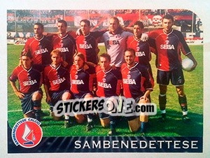 Figurina Squadra Sambenedettese - Calciatori 2002-2003 - Panini