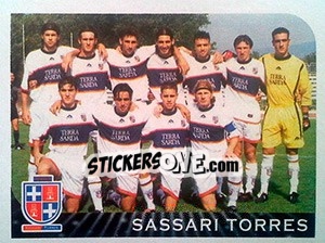 Figurina Squadra Sassari Torres - Calciatori 2002-2003 - Panini