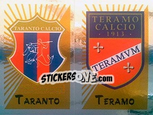 Sticker Scudetto Taranto / Teramo