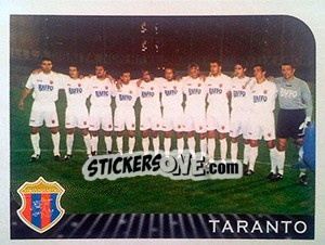 Figurina Squadra Taranto - Calciatori 2002-2003 - Panini