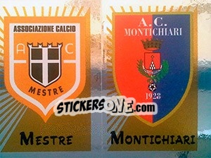 Sticker Scudetto Mestre / Montichiari - Calciatori 2002-2003 - Panini
