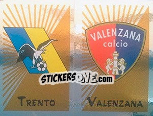 Figurina Scudetto Trento / Valenzana - Calciatori 2002-2003 - Panini