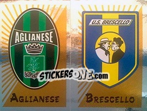 Sticker Scudetto Aglianese / Brescello - Calciatori 2002-2003 n. 684 - Panini