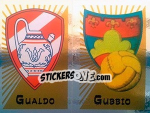 Sticker Scudetto Gualdo / Gubbio - Calciatori 2002-2003 n. 688 - Panini