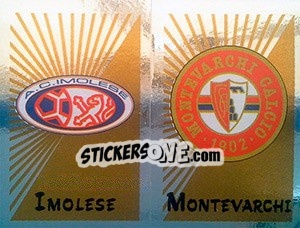 Sticker Scudetto Imolese / Montevarchi - Calciatori 2002-2003 - Panini