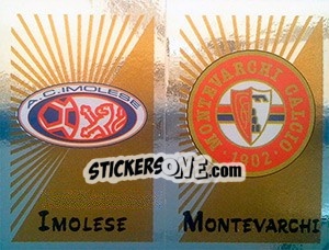 Sticker Scudetto Imolese / Montevarchi - Calciatori 2002-2003 n. 689 - Panini