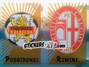 Cromo Scudetto Poggibonsi / Rimini