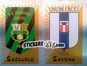 Sticker Scudetto Sassuolo / Savona - Calciatori 2002-2003 n. 692 - Panini