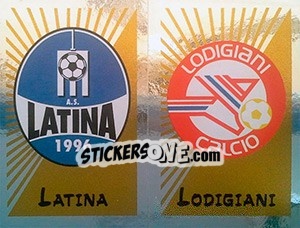 Figurina Scudetto Latina / Lodigiani - Calciatori 2002-2003 - Panini