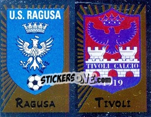 Cromo Scudetto Ragusa / Tivoli - Calciatori 2002-2003 - Panini