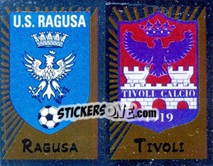 Figurina Scudetto Ragusa / Tivoli - Calciatori 2002-2003 - Panini