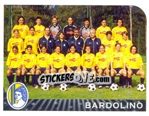 Sticker Squadra Bardolino - Calciatori 2002-2003 - Panini