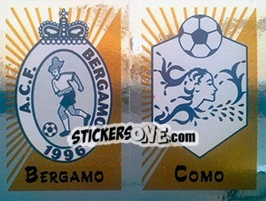 Sticker Scudetto Bergamo / Como - Calciatori 2002-2003 - Panini