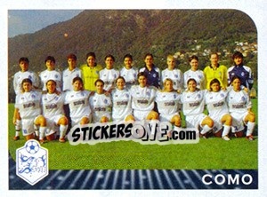 Sticker Squadra Como - Calciatori 2002-2003 - Panini